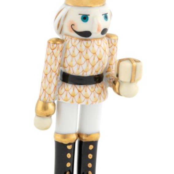 Herend Nutcracker With Gift