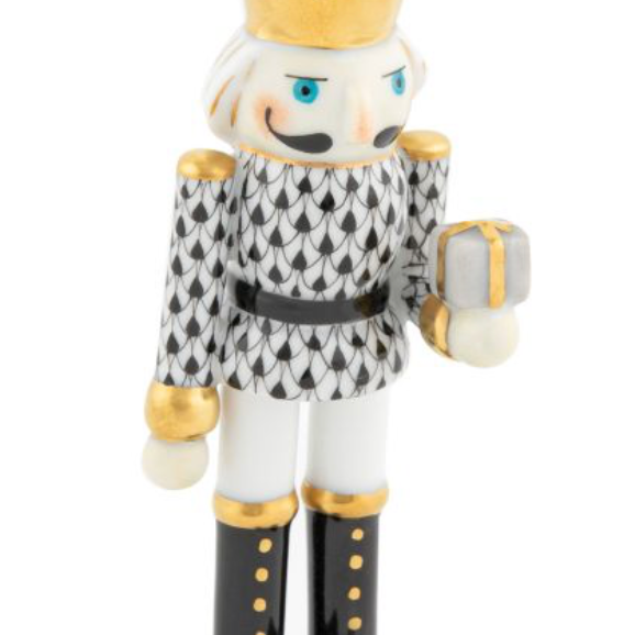 Herend Nutcracker With Gift