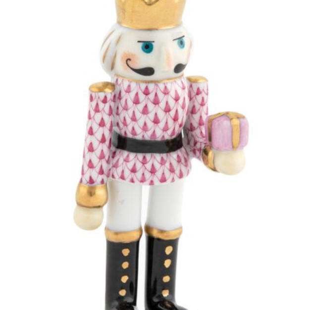 Herend Nutcracker With Gift