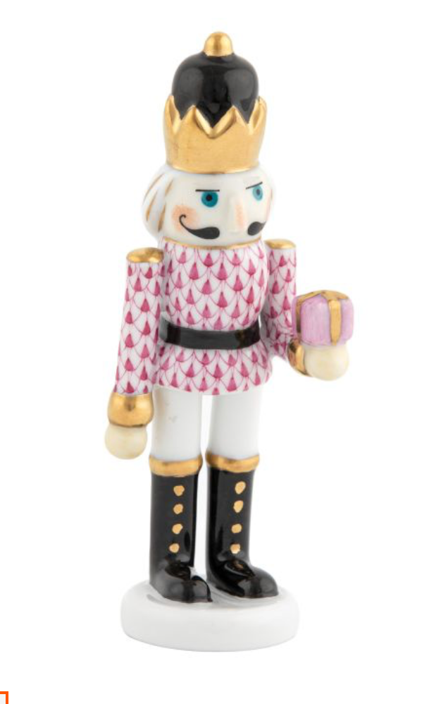 Herend Nutcracker With Gift