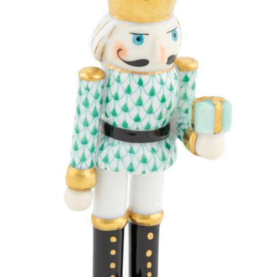 Herend Nutcracker With Gift
