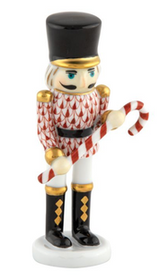 Herend Nutcracker With Candy Cane