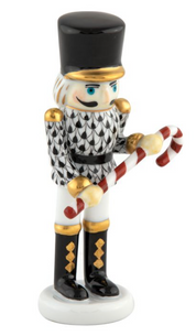 Herend Nutcracker With Candy Cane