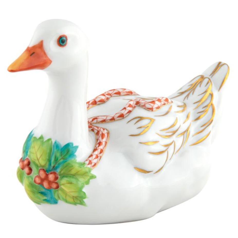 Herend Christmas Goose