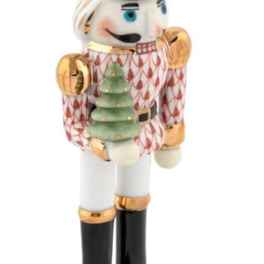 Herend Nutcracker With Christmas Tree