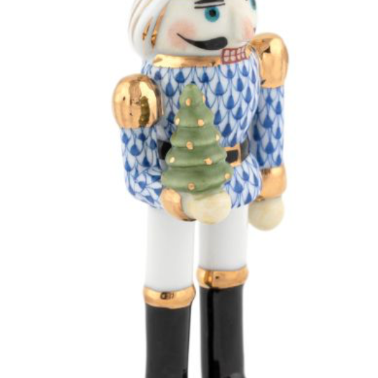 Herend Nutcracker With Christmas Tree