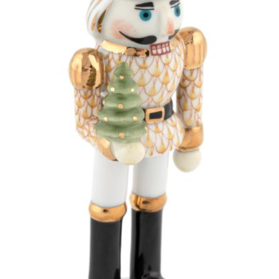 Herend Nutcracker With Christmas Tree