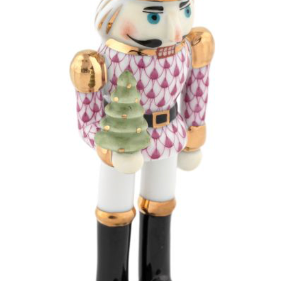 Herend Nutcracker With Christmas Tree