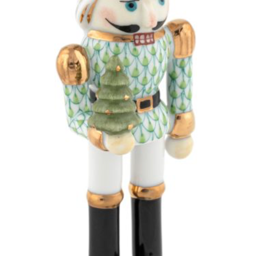 Herend Nutcracker With Christmas Tree