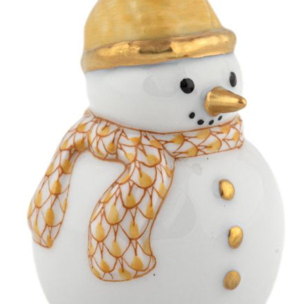 Herend Candy Cane Snowman