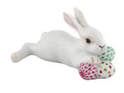 Herend Lying Bunny With Eggs