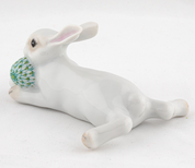 Herend Lying Bunny With Eggs