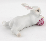 Herend Lying Bunny With Eggs