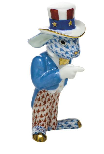 Herend Patriotic Bunny