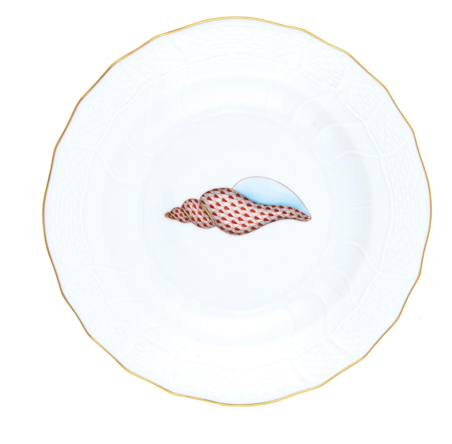 Herend Aquatic Dessert Plates