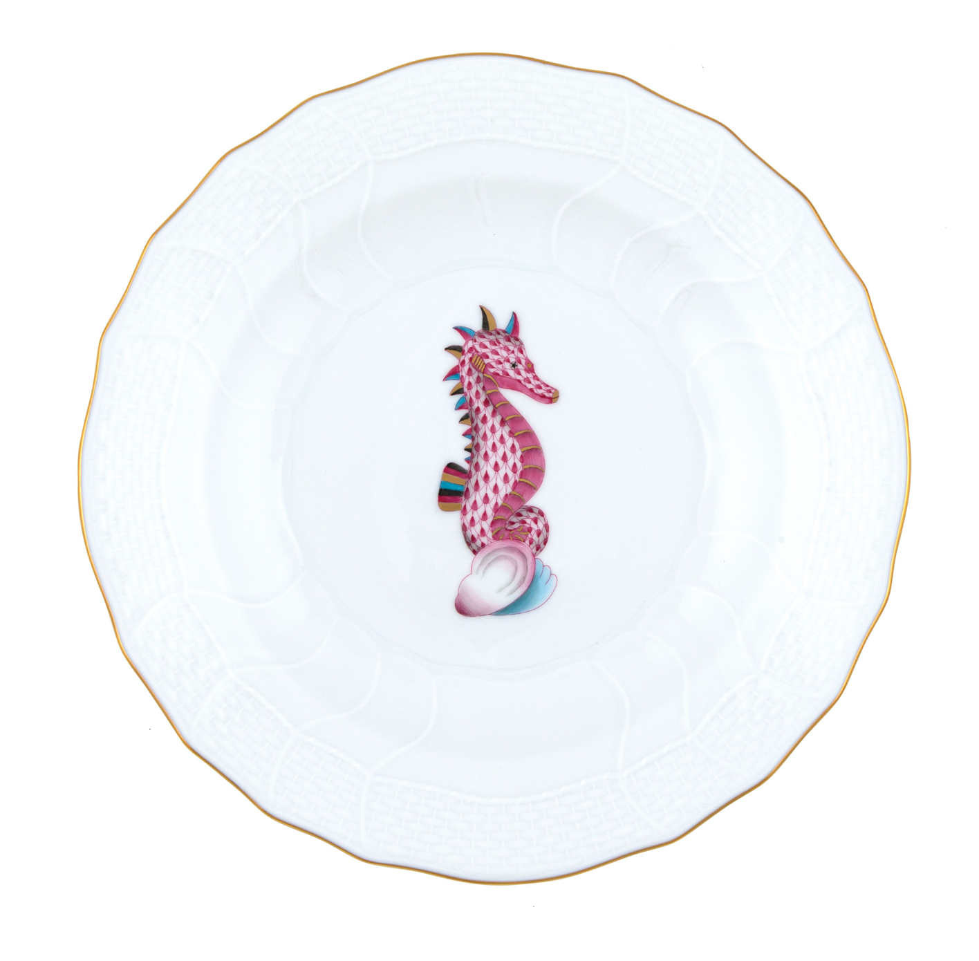 Herend Aquatic Dessert Plates
