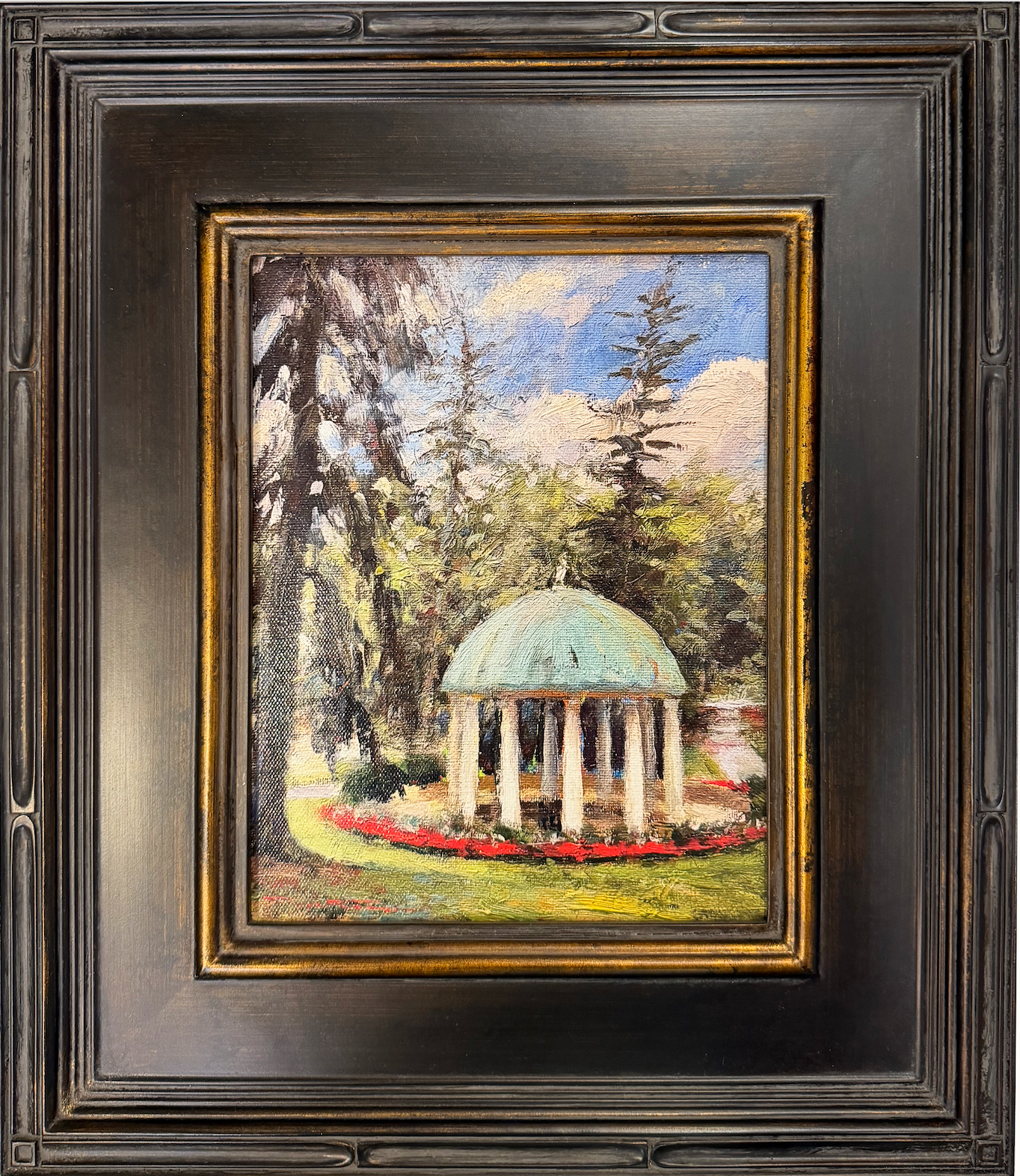 'Greenbrier Springhouse' Framed Giclee Print