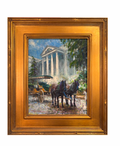'The Ride Awaits' Framed Original Oil Painting