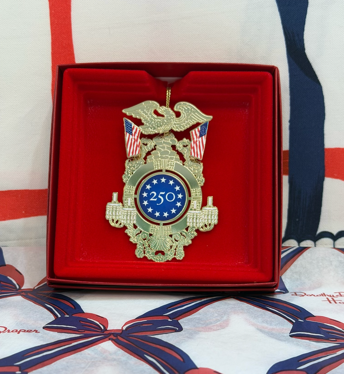 Dorothy Draper America's 250th Anniversary Ornament