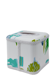 Draper Fabric Tissue Holder - Princess Grace Rose Blue
