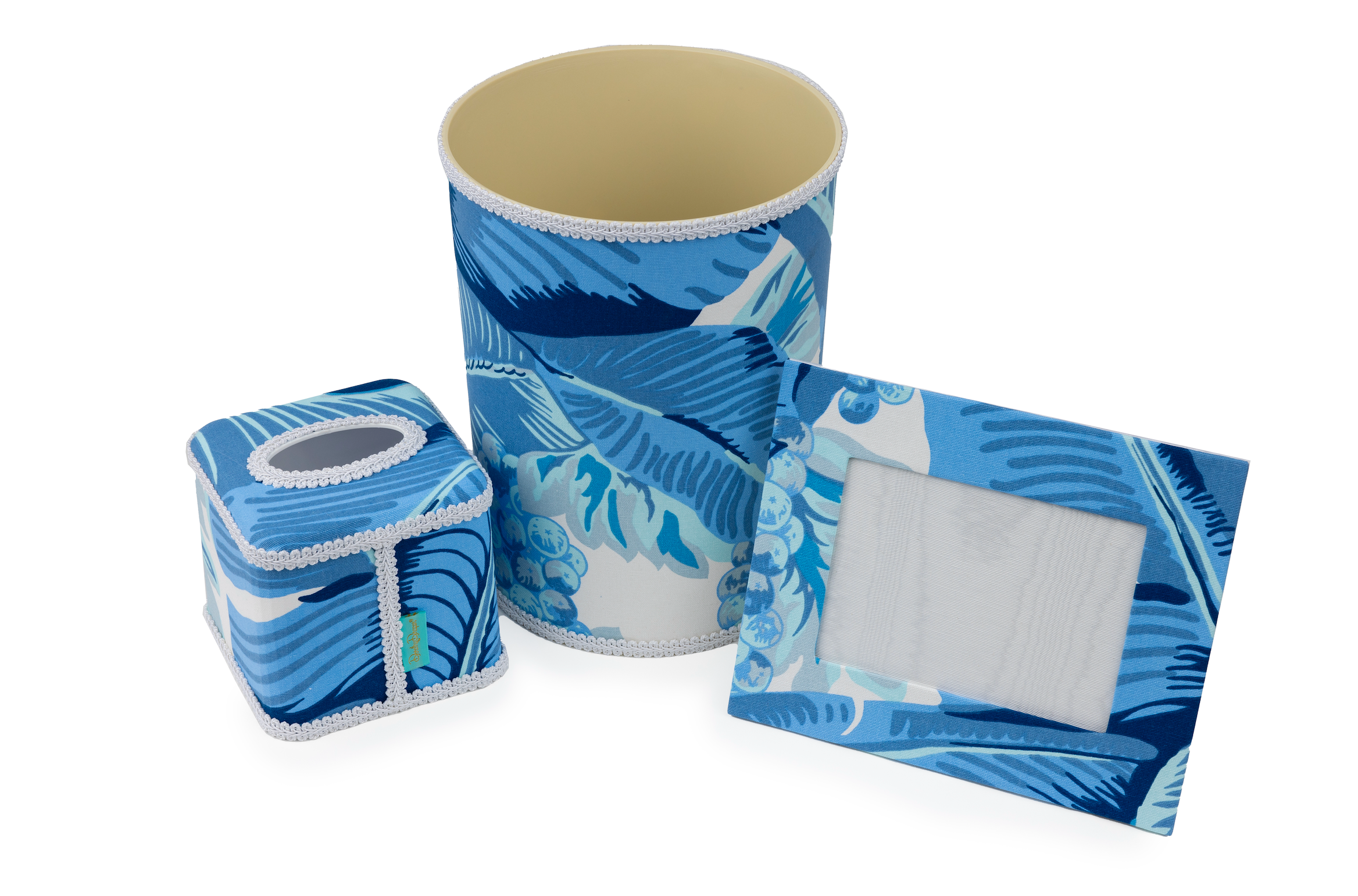 Draper Fabric Picture Frame - Brazilliance Blue
