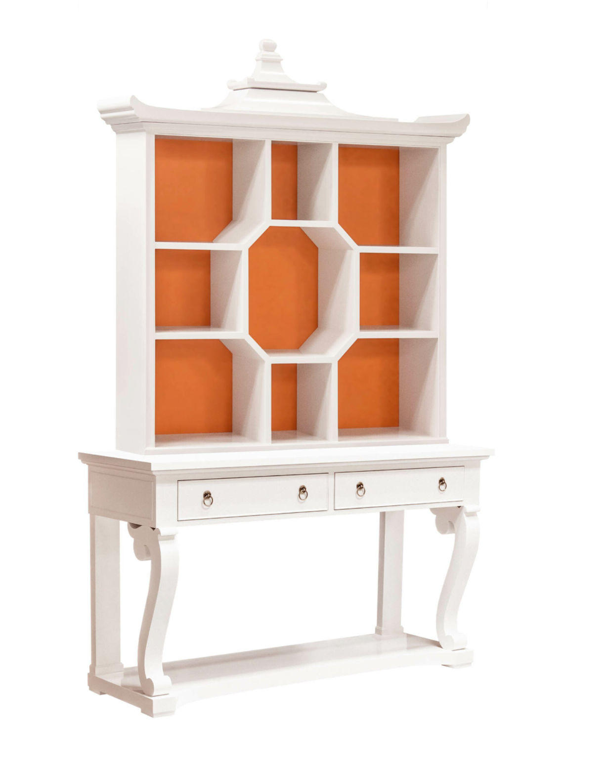 Draper Console & Curio – Dorothy Draper Home