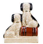Staffordshire Double Dog on Barrel