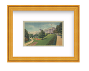 Vintage Framed Grand Hotel Postcard