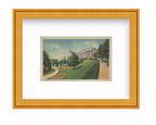 Vintage Framed Grand Hotel Postcard