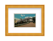Vintage Framed Grand Hotel Postcard
