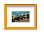 Vintage Framed Grand Hotel Postcard