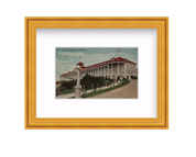 Vintage Framed Grand Hotel Postcard