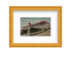 Vintage Framed Grand Hotel Postcard