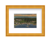 Vintage Framed Grand Hotel Postcard