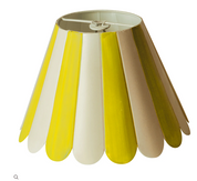 Cabana Stripe Scallop Chandelier Shade