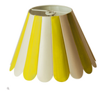 Cabana Stripe Scallop Chandelier Shade