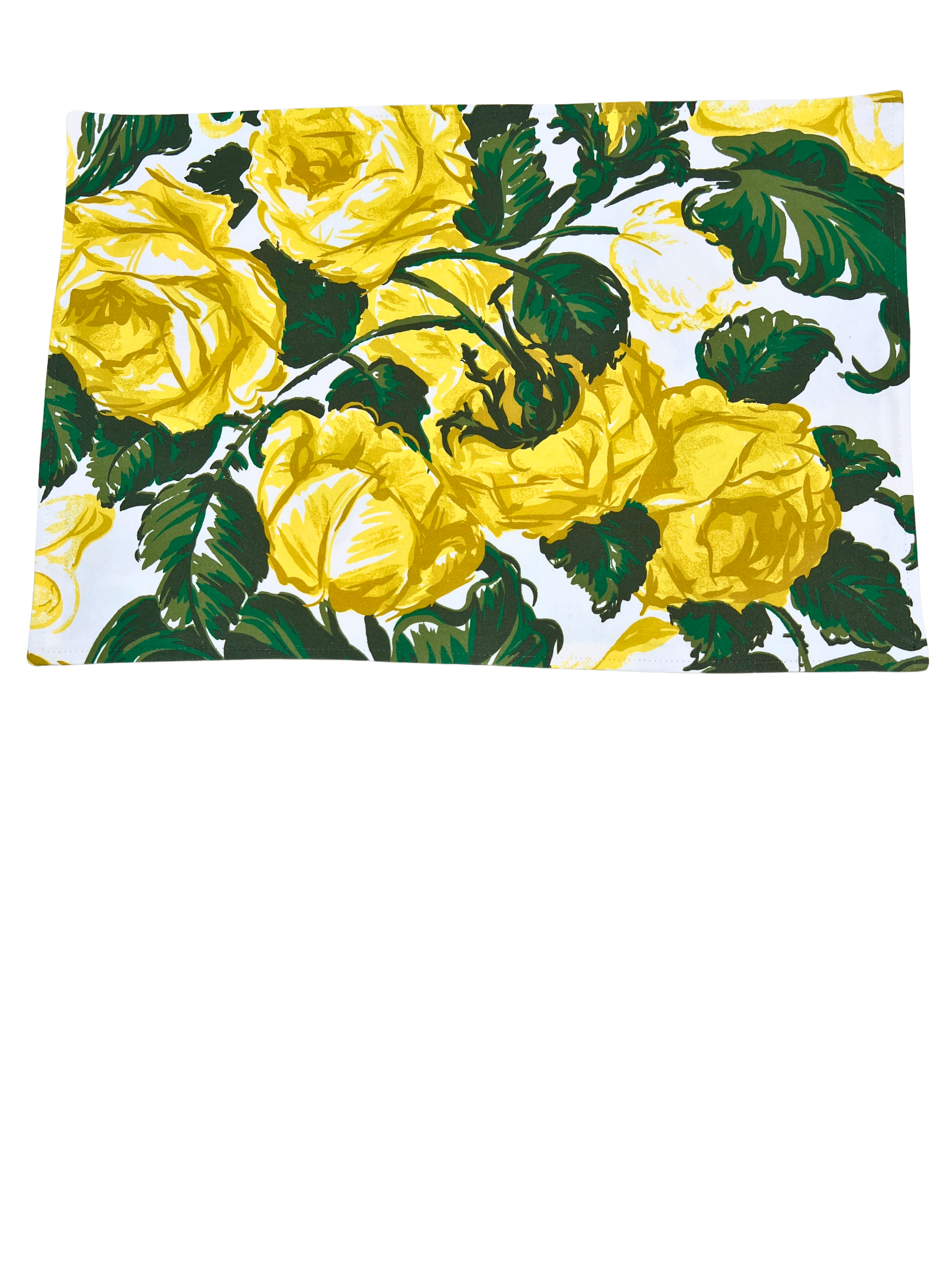 Set of Four Placemats - Saratoga Rose Yellow