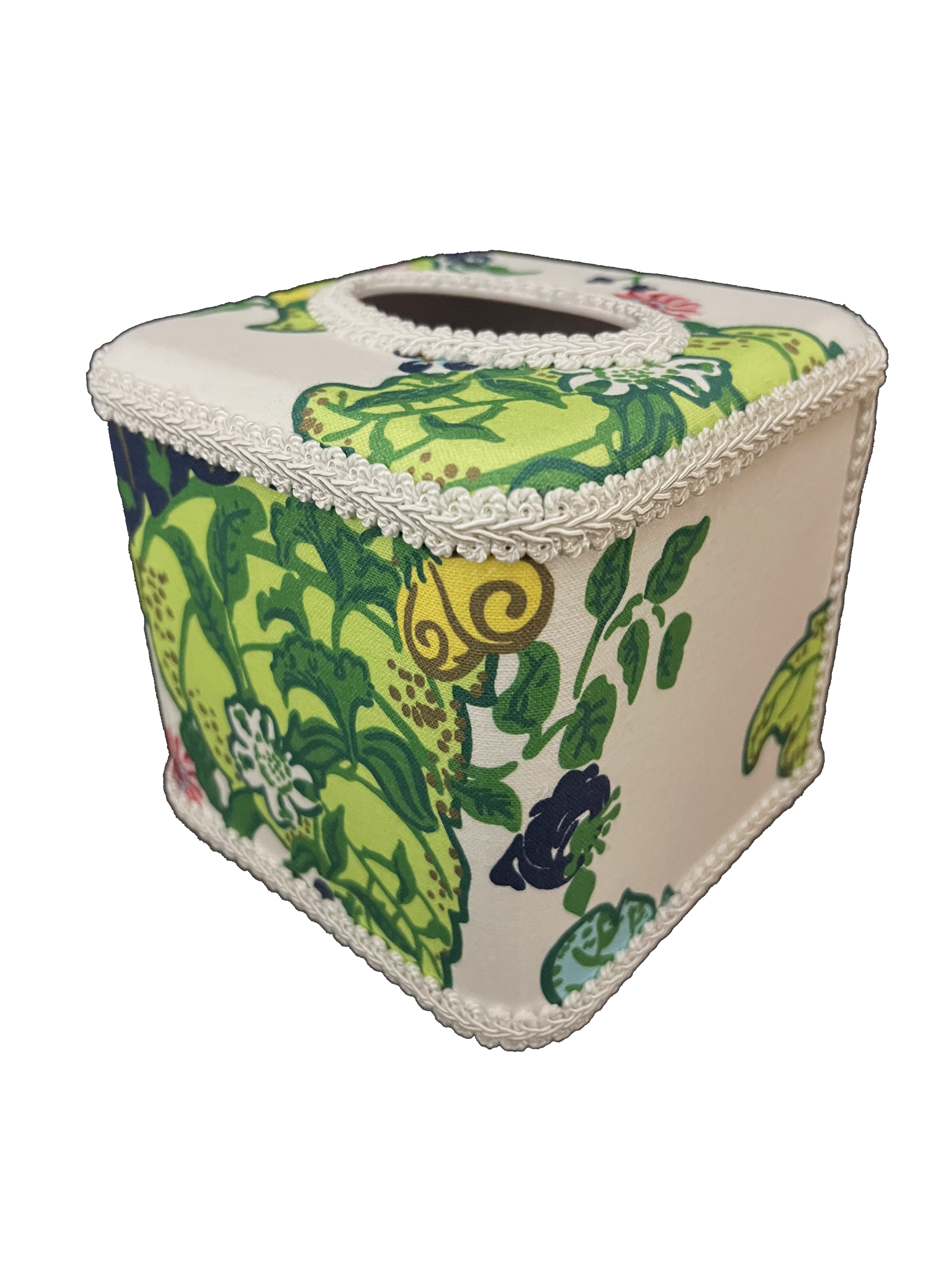 Draper Fabric Tissue Holder - Tobacco Leaf