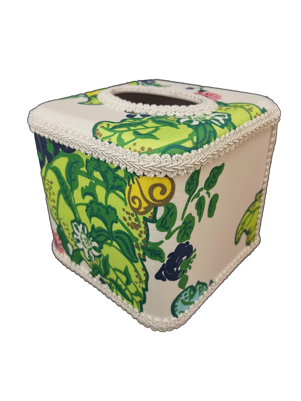 Draper Fabric Tissue Holder - Tobacco Leaf
