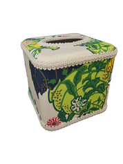 Draper Fabric Tissue Holder - Tobacco Leaf