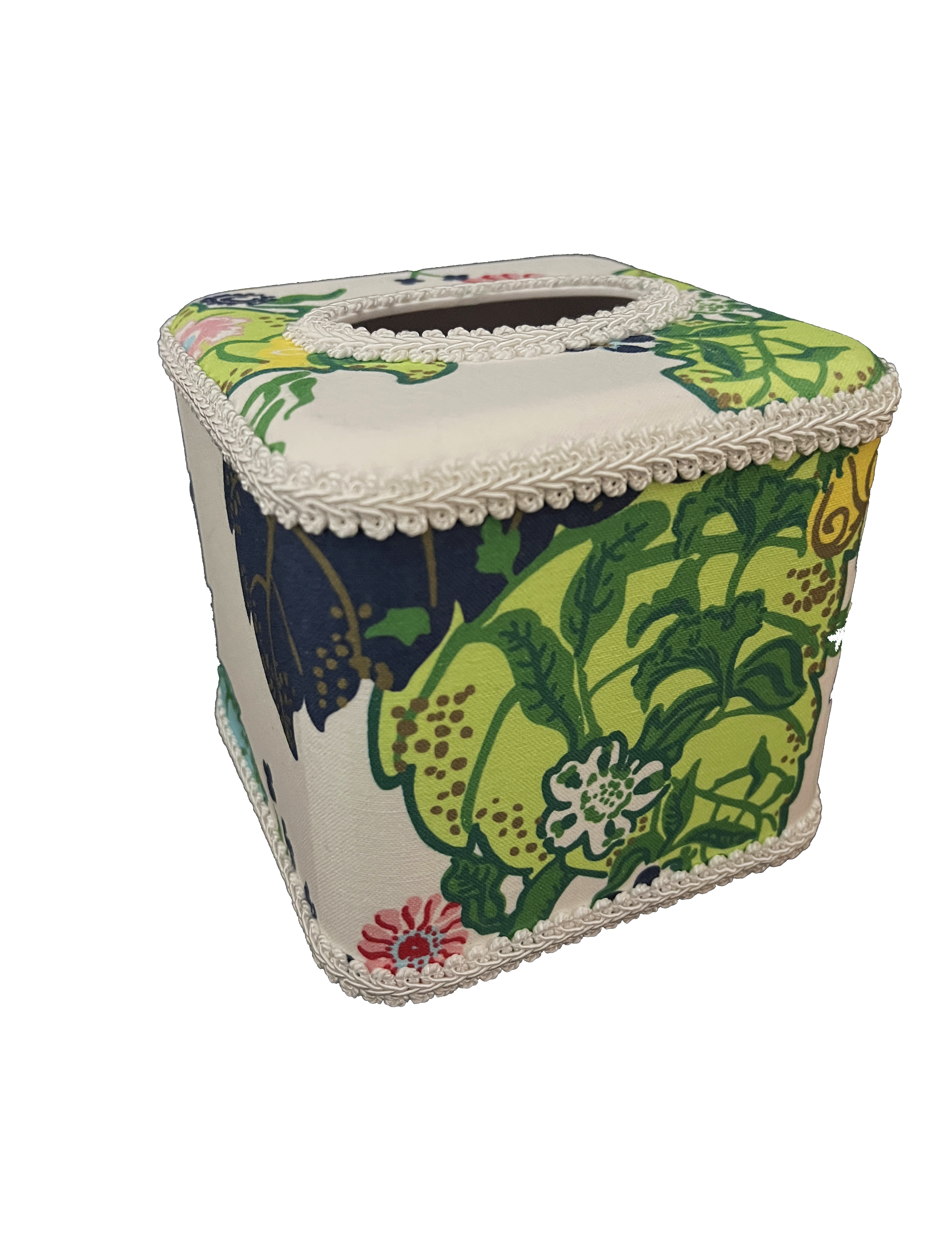 Draper Fabric Tissue Holder - Tobacco Leaf