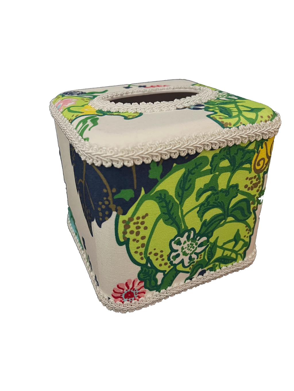 Draper Fabric Tissue Holder - Tobacco Leaf
