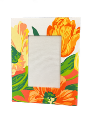 Draper Fabric Picture Frame - Anniversary Tulip