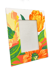 Draper Fabric Picture Frame - Anniversary Tulip
