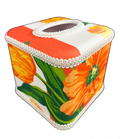 Draper Fabric Tissue Holder - Anniversary Tulip