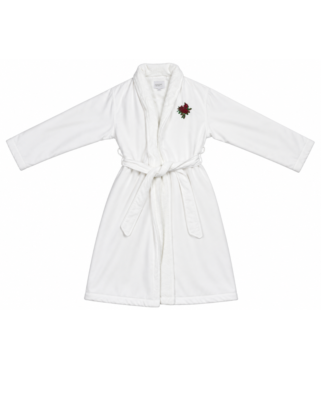 Rhododendron Embroidered Spa Robe