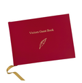 🎁 Leather Bound Visitors Guest Book (100% off)