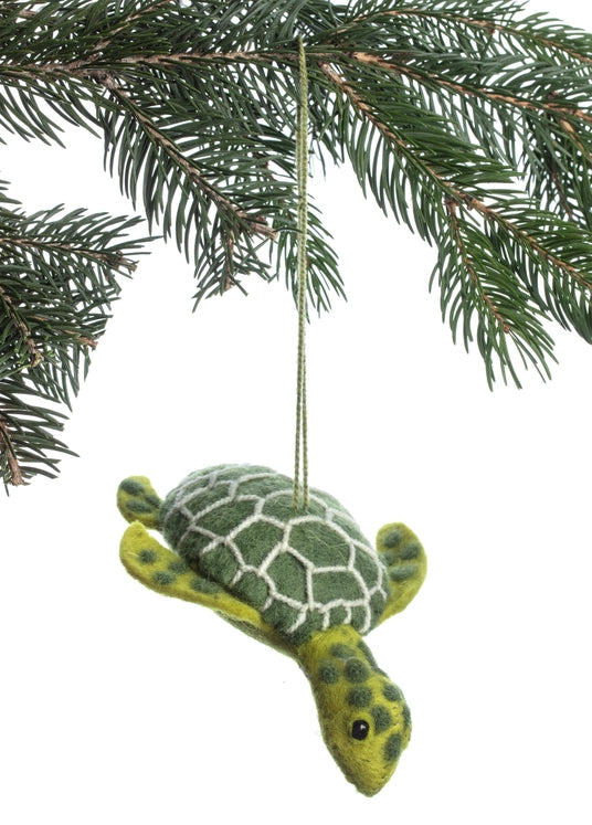 Mackinac Turtle Felt Ornament