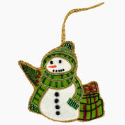 Snowman Presents Ornament