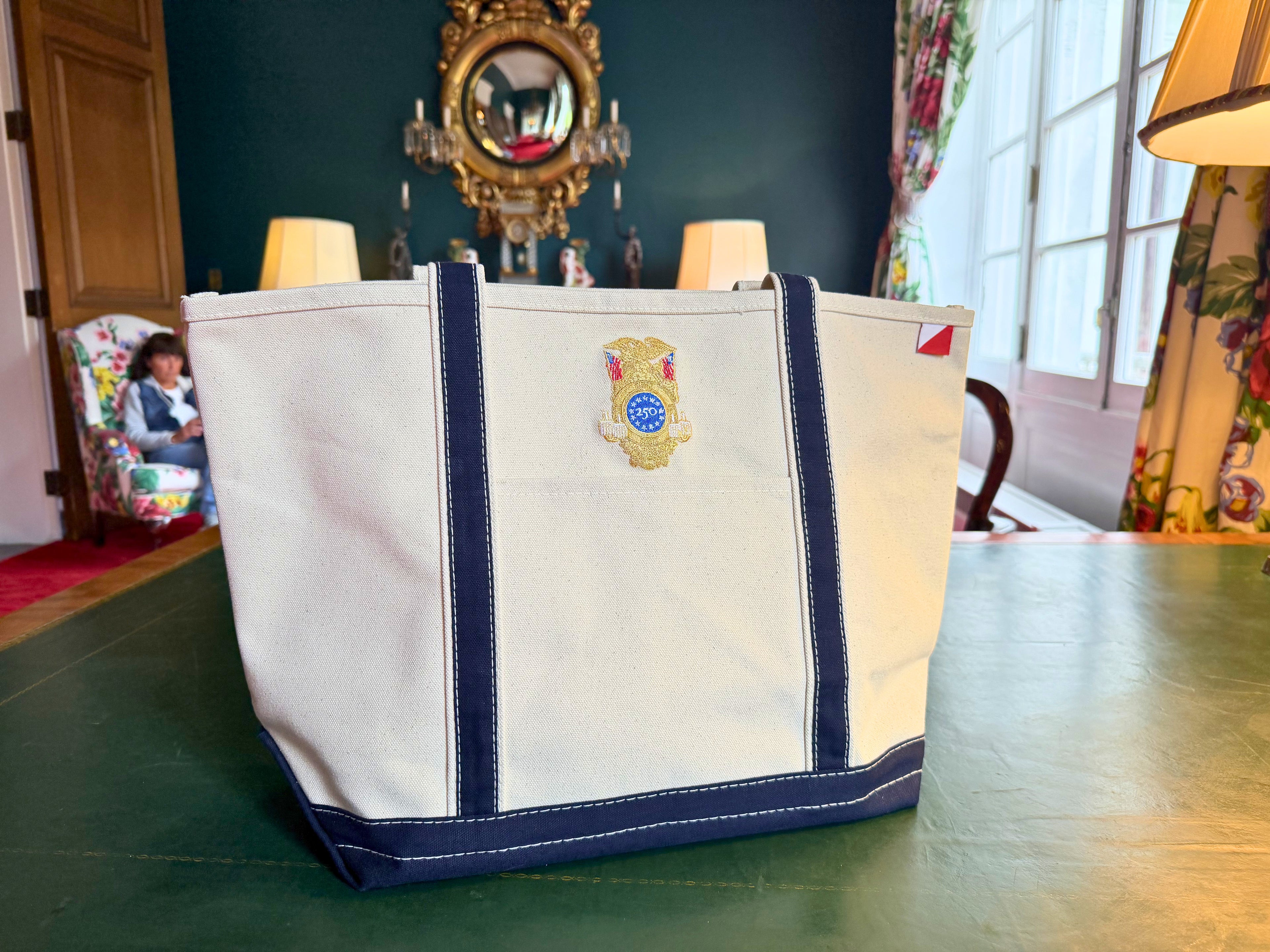 Americana Canvas Club Tote Bag